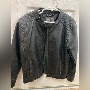 Faux leather jacket Moto.